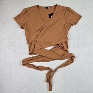 Fashion Nova In The Wrap Crop Top